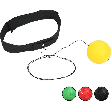 4 ballons d'entraînement de boxe, réglables, en mousse PU, fixés à la tête, équipement de sport et de fitness (1/5)