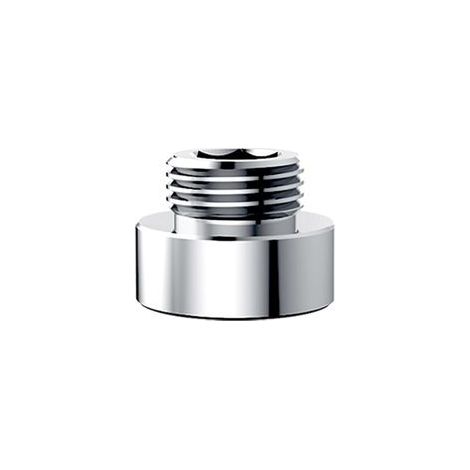 Reduzieradapter, G3/4"-Innengewinde auf G1/2"-Außengewinde, Messingadapter mit NBR-Gummidichtung, Reduzierverbinder für Küchen- und Badezimmerarmaturenschlauch (1/5)