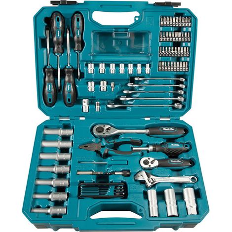 Makita E-08458 Set 87 Pezzi Utensili Manuali Montaggio Fai Da Te