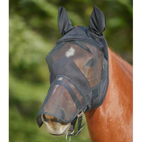 Fly mask Waldhausen fly mask protection UV avec oreilles nez