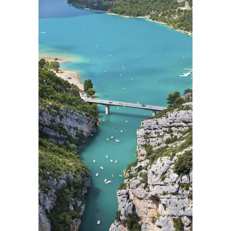 Tableau sur toile pont de Galetas 45x65 cm - Impression sur Toile Murale Décorative - Image imprimée en HD sur Toile - Toile sur Châssis en Bois FSC - Fabriqué en France (1/4)
