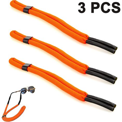 Lot de 3 sangles flottantes pour lunettes de soleil, idéales pour le surf, la voile et la natation. (1/5)