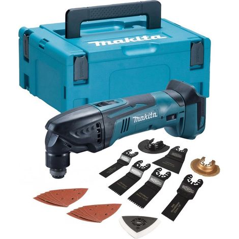 Makita DTM50Z 18v LXT Lithium Ion Cordless Multi Tool + Makpac Case +Accessories (1/3)