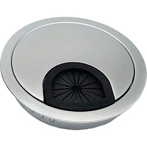 4 Pièces Rangements de Câbles Ø18 mm Plastique Passage de Câble Oeillet de Bureau Couvercle de Trou de Fil de Câble pour Table de Bureau (1/4)