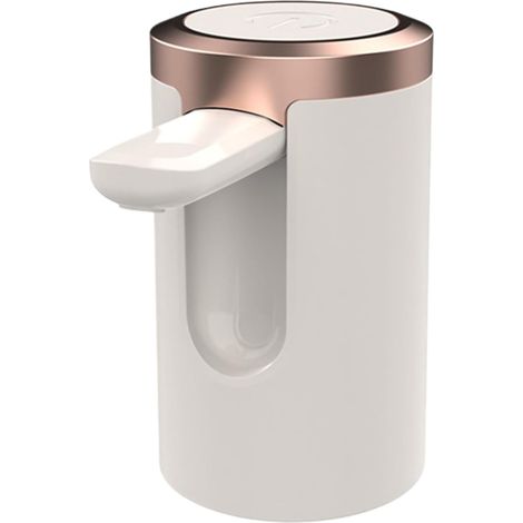 Dispensador de agua con bomba para botellas de galón - Bomba eléctrica automática con botón silencioso para beber al aire libre, en camping, cocina, hogar y deportes. (1/5)