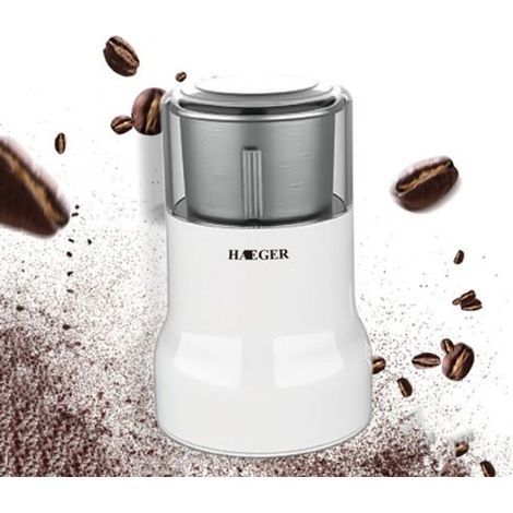 Petit moulin à café domestique automatique, norme européenne (blanc) (1/5)