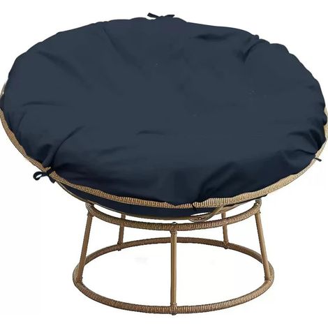 Housse de coussin Papasan imperméable, housse de chaise Papasan résistante à l'eau, taie de siège Papasan lavable, revêtement de coussin de rotin, taille unique, beige. (1/5)