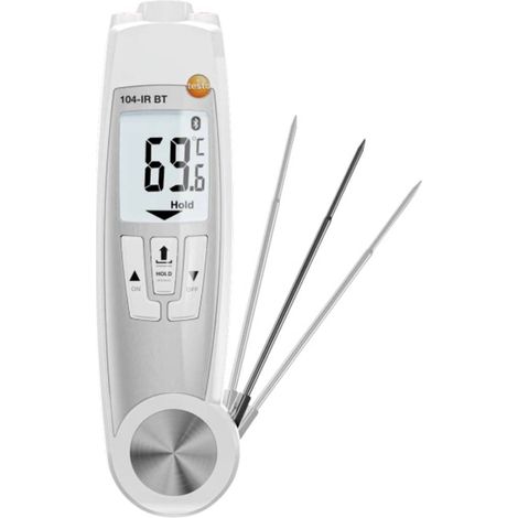 testo 0560 1045 60 Termometro a infrarossi e a penetrazione HACCP Campo di misura temperatura -50 fino a 250 °C Sensore (1/3)
