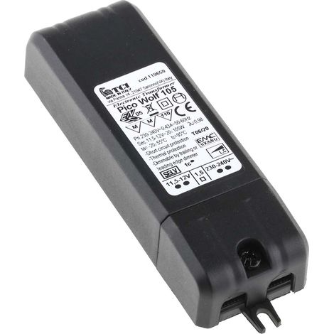 Rs Pro – Transformateur pour tableau électrique 20W 105W – Tension 230V c.a. – Sortie 12V – Dimensions 107 x 35 x 21mm (1/3)