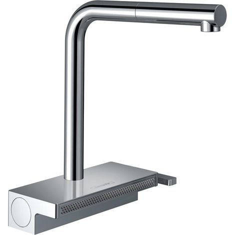 con doccetta cucina 250, con doccetta estraibile 2 getti, sBox cromata