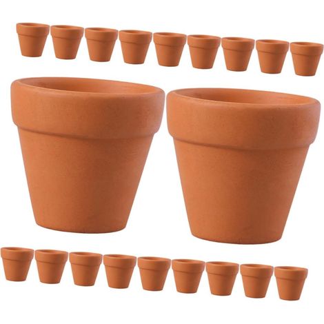 20 Pièces Pot en Terre Cuite Mini Pots en Terre Cuite Petits s De Plantes en Mini Succulent Petits s en Argile s en s en (1/5)