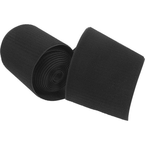 Gaine de Câble de Sol à Ouverture Type Tapis, Noir, Réutilisable Polyester et Nylon, Limite les Trébuchements, Organise les Fils Électriques au Sol (1/5)
