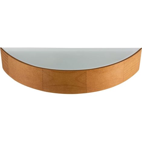 Applique murale demi-lune bois Jasmin E27 20W Kanlux (1/2)