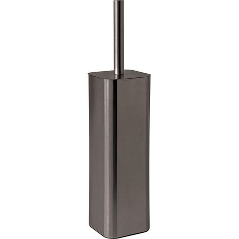 Scopino Wc Da Terra In Acciaio Inox Gun Metal  Tahiti