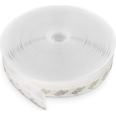 Silicone Sealing Strip, Self-Adhesive Door Bottom Seal Strip, Door Draft Stopper, Waterproof, Windproof, Dustproof, Noise-reducing (35mm x 10M) (1/5)