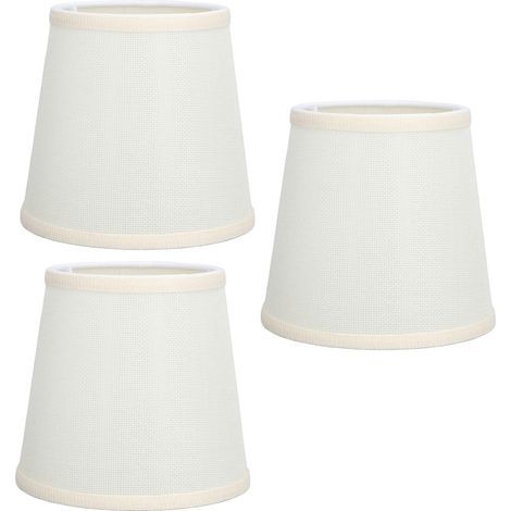 Handgefertigte Tischlampenschirme, 3-teilig, weicher, hochtransparenter Stoff, sehr strapazierfähig, sicheres Design, kleine Lampenschirme (1/5)