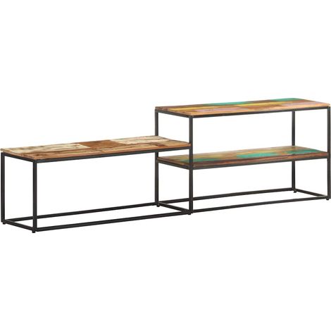 TV-Schrank 180x30x50 cm Recyceltes Massivholz