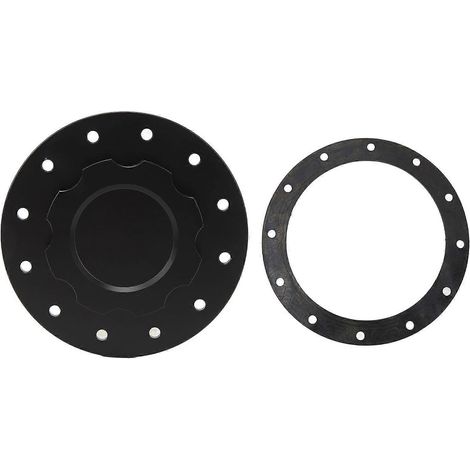 Bouchon de réservoir de carburant SLFCC 01 à 12 boulons, robuste, étanche et flexible, kit de joint universel pour voiture, noir. (1/5)