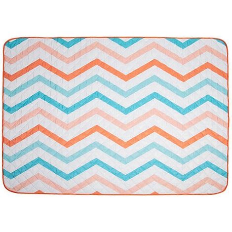 Tapis de pique-nique extérieur imperméable, épais et multicouche, en coton PE doux, 80 x 60 pouces (1/4)