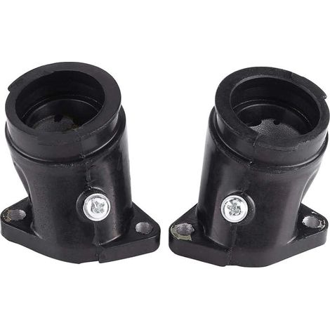 2pcs Adaptateur d'Interface de Carburateur d'Admission de Moto de Carb de Carburant pour CA250 CMX250 CMX250C en Caoutchouc