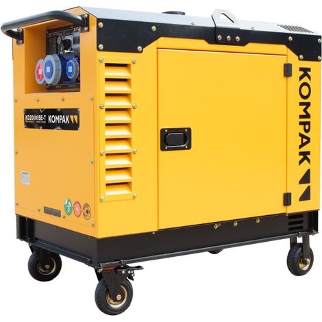 KD20000SE-T Generador diésel insonorizado 14KW / 18,8kVA Full Power de KOMPAK