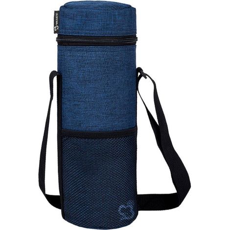 Marbueno Botellera Poliester Color Azul 1,5L Camping y Piscina