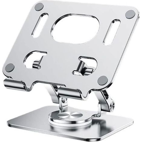 Support pour Tablette Multi-Angle Support de Tablette Pliable Rotatif 360 en Aluminium Compatible avec couleurs multiple SUPPORT PC (1/4)