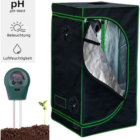 Melko Growbox Tente de culture Tentes de culture Armoire de culture pour la culture de plantes d'intérieur Plante de toute saison, résistante à la lumière et à l'eau - 100x100x200 cm