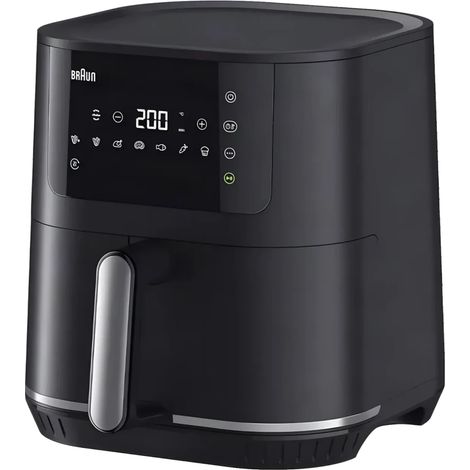 Braun Friteuse à Air Multifry 5 HF5034 6L 1700W 8 Programmes Noir Mat