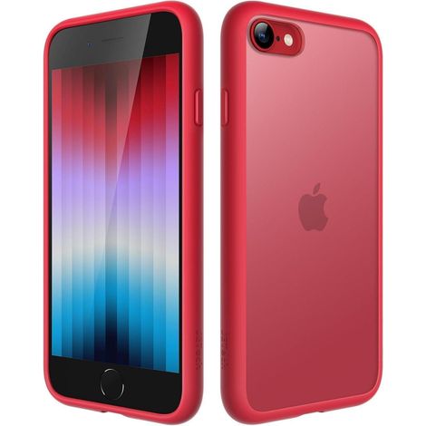 Handyhülle iPhone SE3 SE2 8 7 Stoßfest AntiFingerabdruck Rot (1/5)