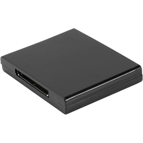 Adaptateur récepteur audio Bluetooth V2.0 A2DP pour iPod et iPhone, station d'accueil 30 broches avec haut-parleur et 1 LED (noir) (1/5)