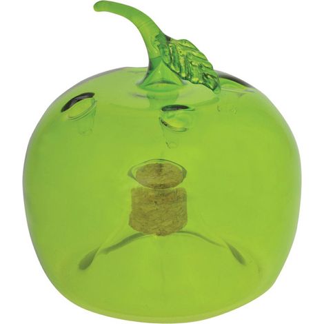 Trampa para moscas de la fruta de manzana verde