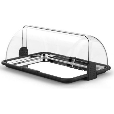 Buffet-Vitrinenschrank mit Rolldeckel 465 x 315 x 195 mm - Hendi 871775 (1/5)