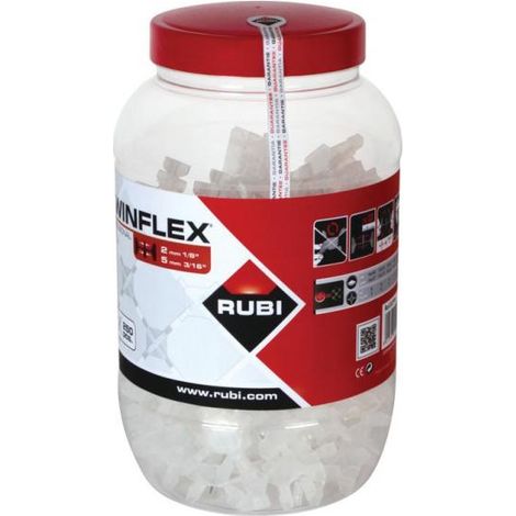 Croisillons Twinflex 2 à 5 Mm X250 - Rubi (1/2)
