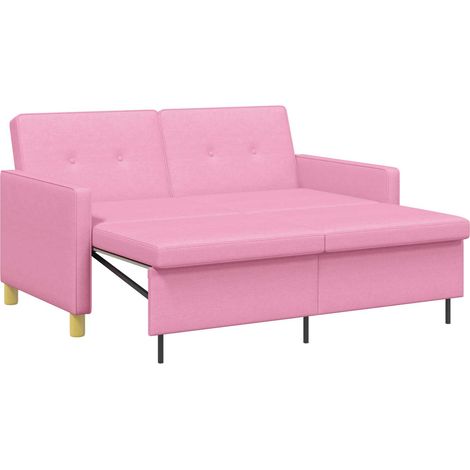 Canapé-lit escamotable Rose Tissu vidaXL (1/5)