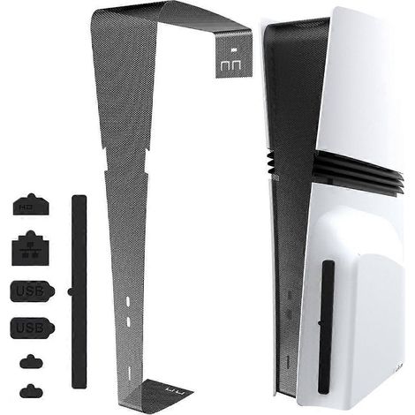 Protection de dissipateur thermique avec bandes centrales, cache anti-poussière et bouchons anti-poussière, revêtement pour manette de jeu (1/4)