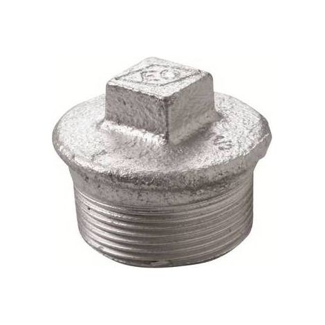 Bouchon mâle galvanisé