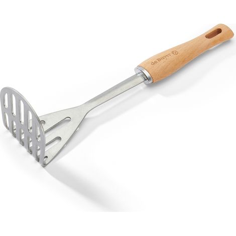 De Buyer Presse-purée B Bois inox argenté 29 cm