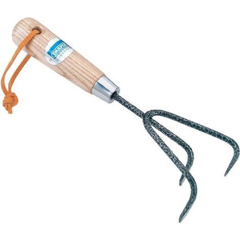 Draper 89104 Garden Carbon Steel Hand Cultivator Heavy Duty Ash Handle 14316