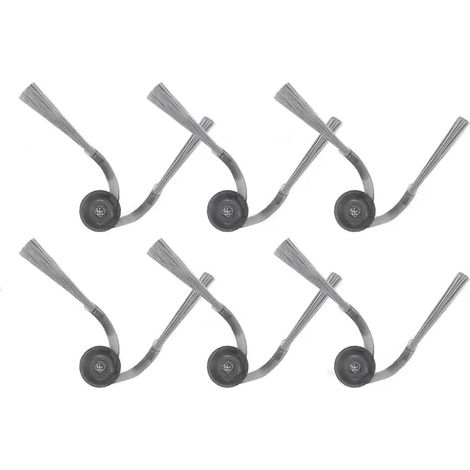 Juego de 6 cepillos laterales Saros, 6 piezas de repuesto para la aspiradora robot Roborock Saros 10. (1/4)