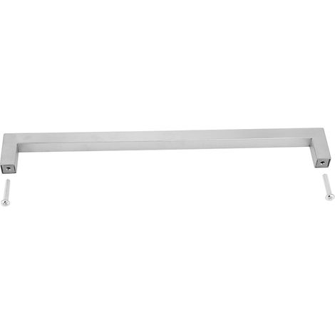 Poignée de meuble en acier inoxydable 304 argenté de 12 mm, style simple, accessoire de porte (288 mm) (1/5)