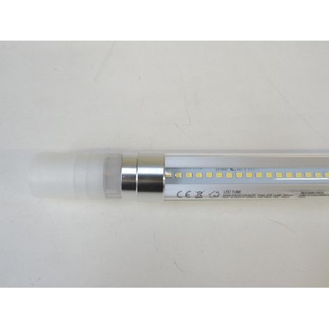 Tube LED T8 27W longueur 1500mm blanc froid 6000K diffuseur transparent 230V (equivalent fluo 58W) (1/2)