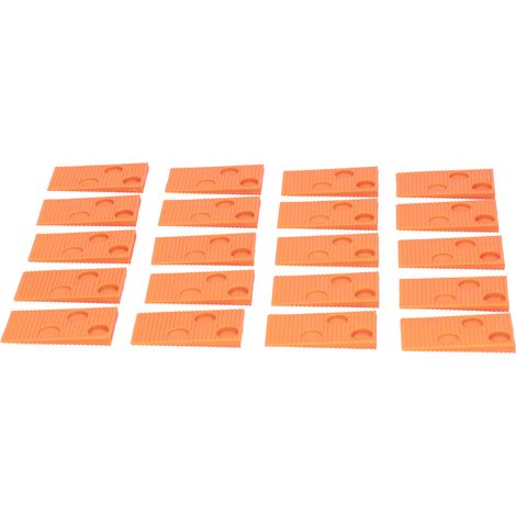 Kit de pose de revêtements de sol (carrelage, stratifié, etc.) - 20 pièces - Blocs de frappe - Orange