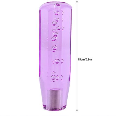 15 cm großer Schaltknauf aus violettem Kristall für Fahrzeuge mit Schaltgetriebe (1/5)