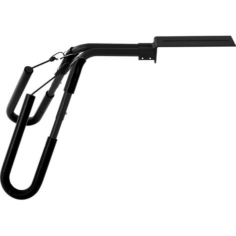 Porte-planche de surf moto en alliage d'aluminium, support réglable en angle, antidérapant, noir, pour bicyclette et moto (1/5)