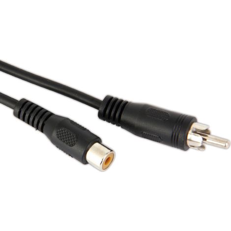 Câble de raccordement LogiLink CA1032 Cinch-RCA audio 5.00 m noir (mat) Y258022 (1/2)