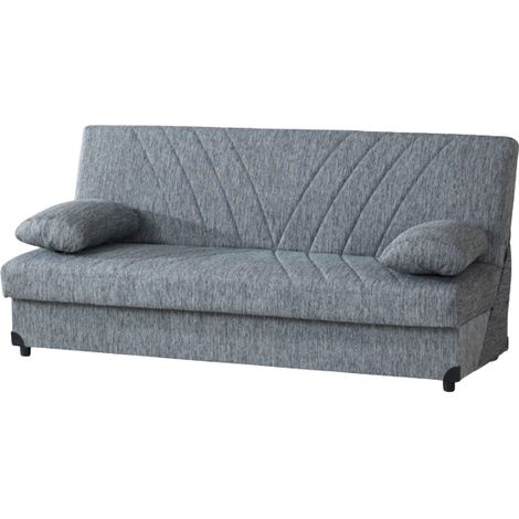 Dreisitzer-Sofa aus hellgrauem Stoff - Fondi