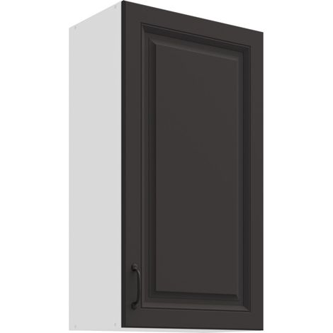 Hängeschrank 50 cm Stilo Grau Küchenzeile Küchenblock Küche Landhaus Höhe 90 cm (1/4)