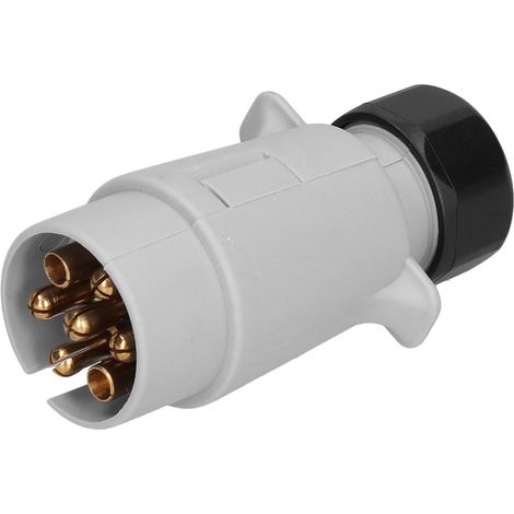 Adaptateur de prise européenne étanche à 7 broches pour remorques, camping-cars et véhicules utilitaires (1/5)