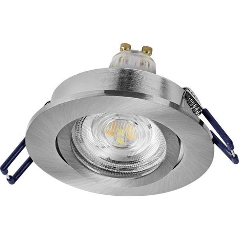 OSRAM HOMELIGHTING 4058075853775 Faretto da soffitto, Faretto LED da soffitto GU10 Nickel satinato (1/5)
